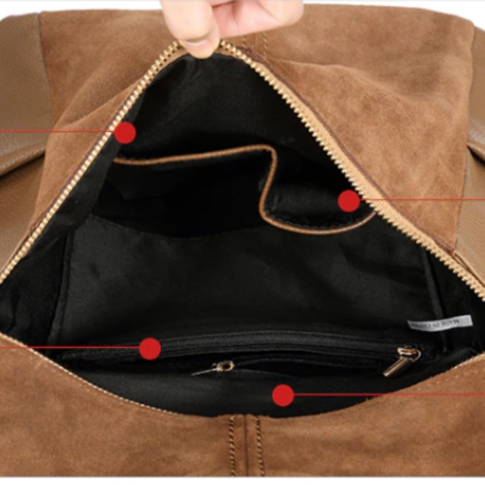 S O F I A Nubuck Backpack - Picture 7 of 8